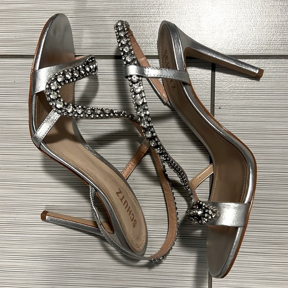 SCHUTZ Shoes - Silver heels